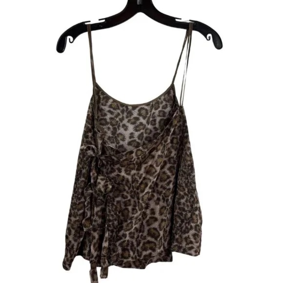 Helmut Lang 100% Silk Overlay Tank Top size Small NWT $320 - Picture 4 of 10